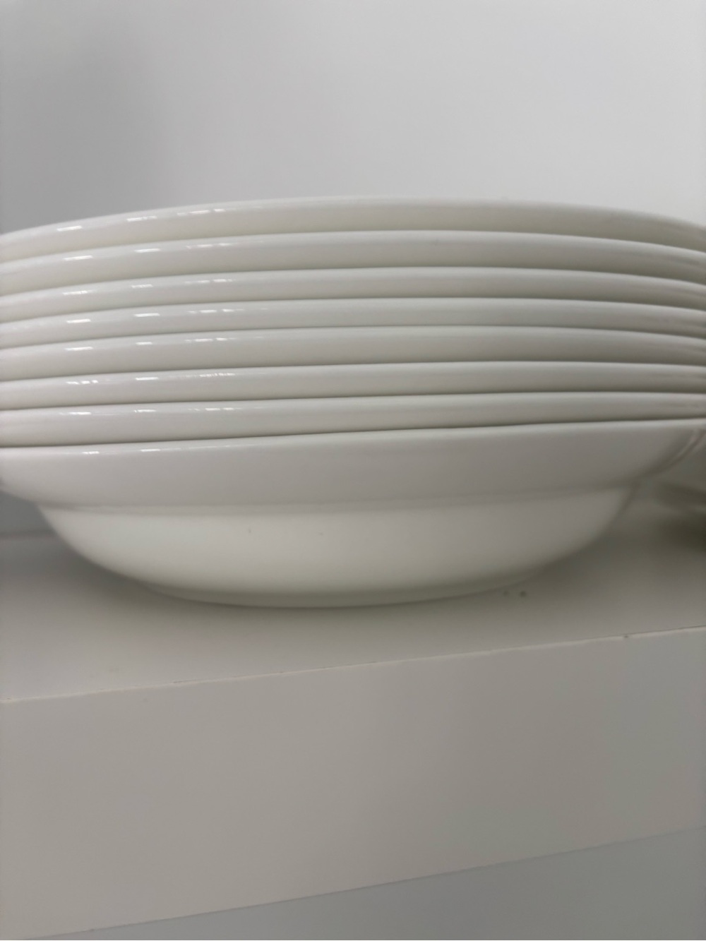 8 Mikasa Our table sawyer White bone china pasta Bowl - Classic Home Dining